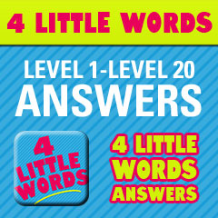 4 Little Words Answers - Level 1 - Level 20